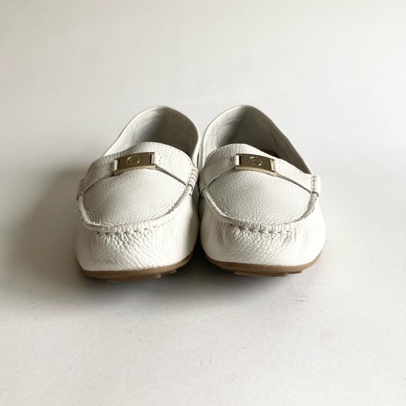 Giani Bernini GB Dailyn White Pebble Genuine Leather Loafers size 8.5 - Picture 8 of 16